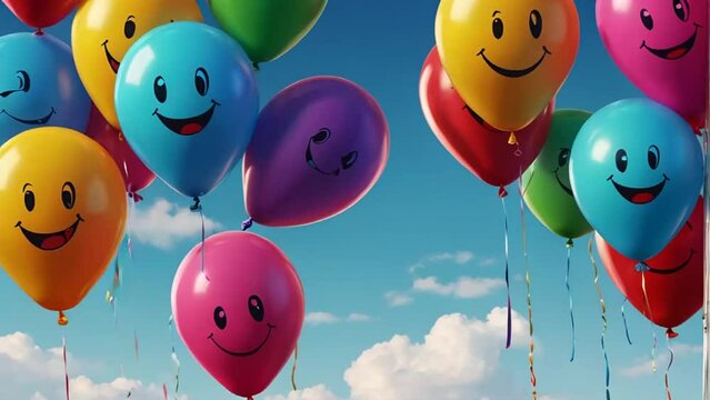 balloon cute smiling