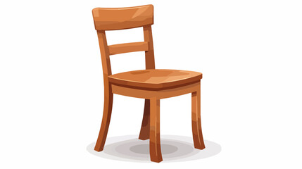 Realistic Chair Illustration. flat vector isolated