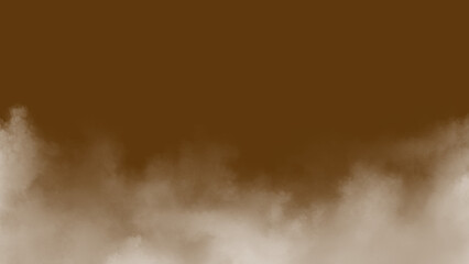 smoke on brown background