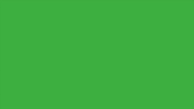 Animation video loop liquid element on green screen background