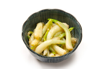 東北地方の野菜、ひろっこの酢味噌和え