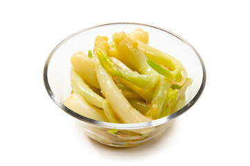 東北地方の野菜、ひろっこの酢味噌和え