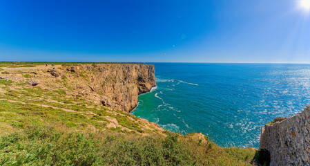 Fototapeta na wymiar Cabo Sao Vicente, Portugal, Europe, February 2024