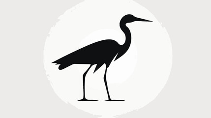 The Black Heron Bird Egretta Ardesiaca also known a