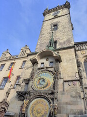 Tour de l'horloge astronomique à Prague