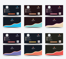 Double Sided Business Card Design, Corporate Business Card Design, Visiting Card, Color Variation Business Card, Business Card Design template, Business Card Use For Business and Personal.