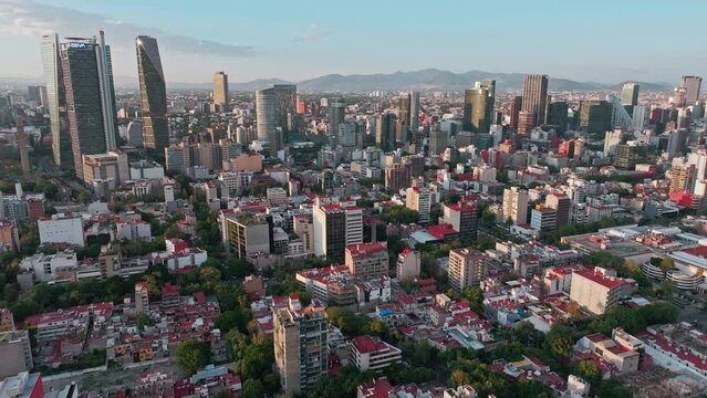Ciudad de M&eacute;xico con Drone