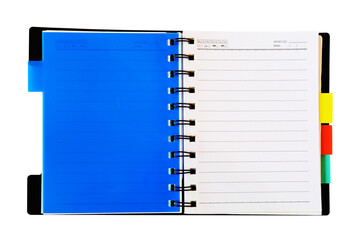 open notepad isolated on the white background . PNG