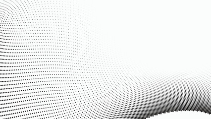 Halftone texture pattern background black and white vector image for backdrop or fashion style - obrazy, fototapety, plakaty