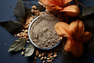  A photo was taken natural natural cosmetics created with Generative Ai