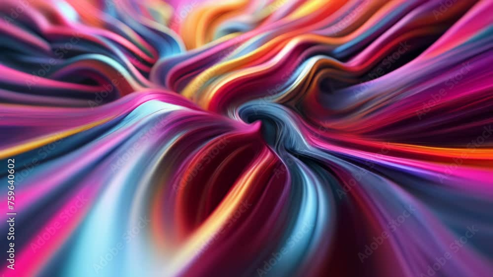 Poster  Vivid abstract swirls, perfect for dynamic backgrounds