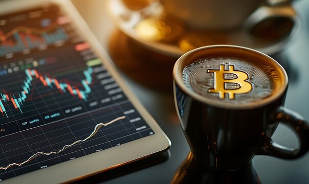 Coffee Break Analytics: Zoomed-in Tablet View of Bitcoin Performance