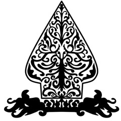 Javanese Gunungan Puppet