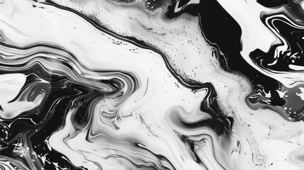 Abstract marble patterns in monochrome tones create a sophisticated wallpaper