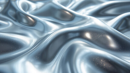 水銀のような光沢と流動性のある物質の背景 - obrazy, fototapety, plakaty