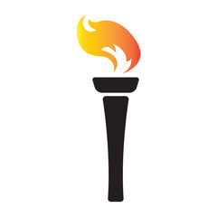 torch icon vector