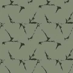 Neutral Colour Geometric Triangles Seamless Pattern Design