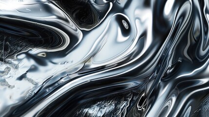 Abstract wallpaper exuding the elegance of liquid metal