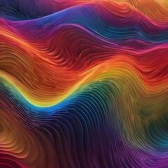 Colorful 3D background and wallpaper