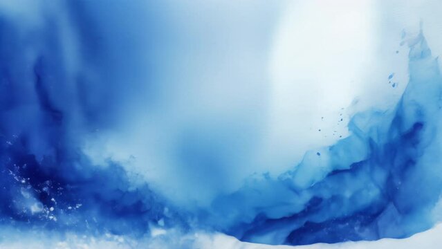  Vivid Blue Abstract Blur - A Dynamic Artistic Background