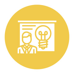 Project Pitch icon vector image. Can be used for Crowdfunding.