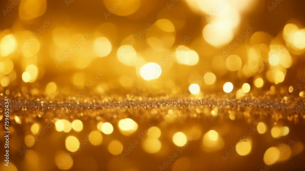 Poster  Glistening Gold - A shimmering abstract backdrop for luxury and celebration