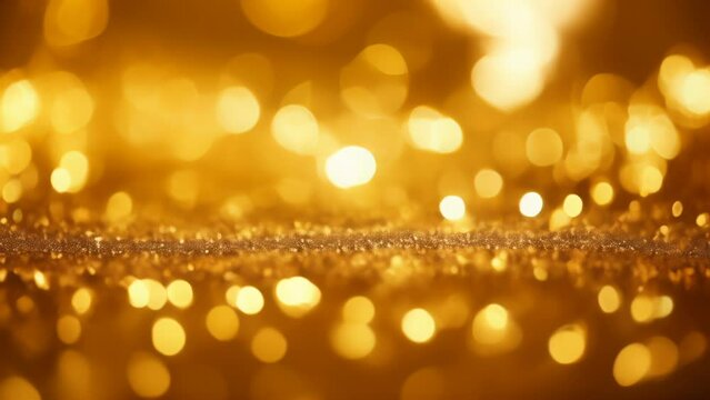  Glistening Gold - A shimmering abstract backdrop for luxury and celebration