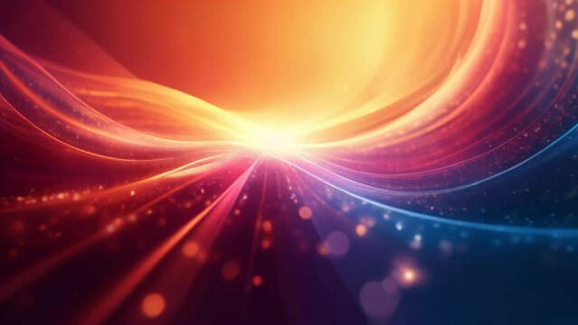  Vibrant abstract motion blur with dynamic light flares
