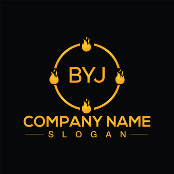 Letter BYJ Logo and monogram design for brand awareness
