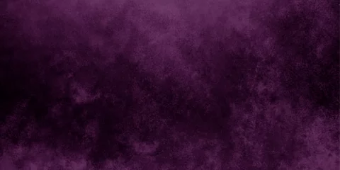 Gardinen Purple water ink spit on wall splash paint aquarelle painted spray paint powder on grain surface splatter splashes vivid textured watercolor on glitter art.  © mr Vector