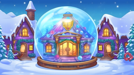Snow Globe - Christmas Magic Ball 