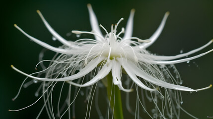 spider lily in the green forest