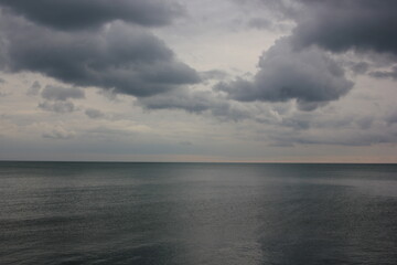 clouds over the sea