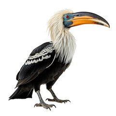 Obraz premium hornbill bird isolated on transparent background