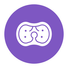 Larynx icon vector image. Can be used for Human Anatomy.