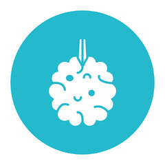 Parathyroid Glands icon vector image. Can be used for Human Anatomy.