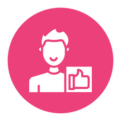 Self Worth icon vector image. Can be used for Personality Traits.