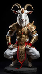  Elegant Goat King of the 12 Zodiac