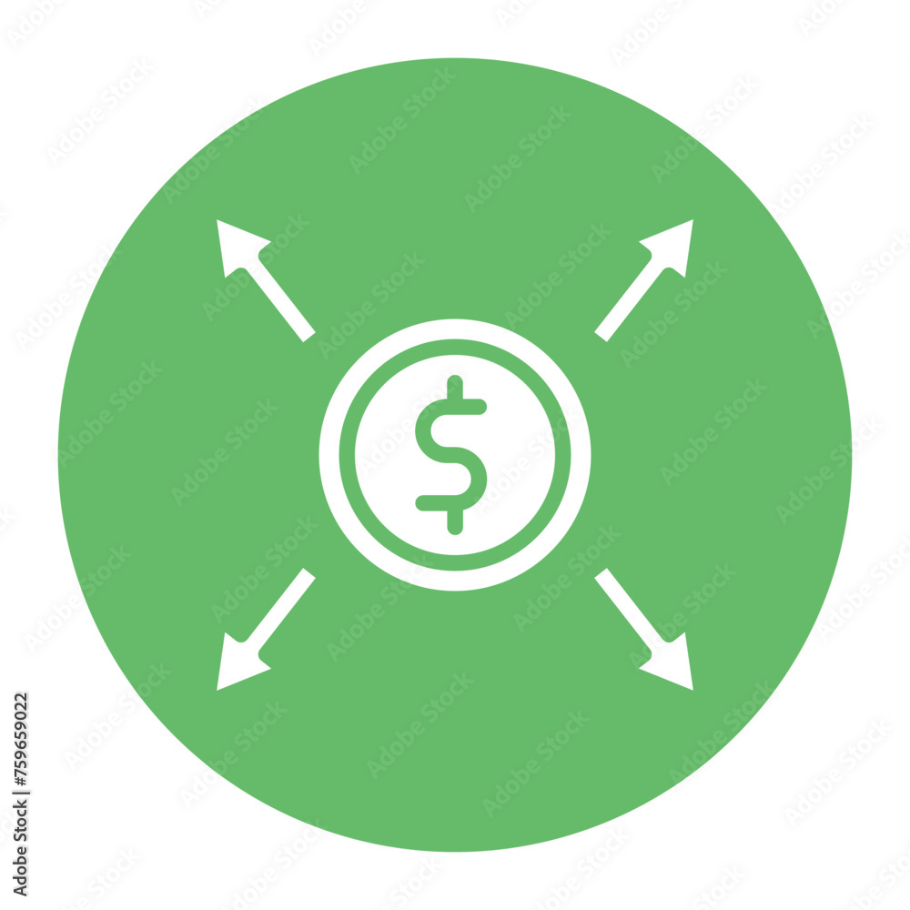 Poster expansion icon vector image. can be used for business analytics.