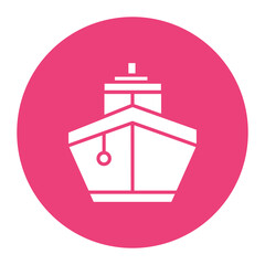 Boat icon vector image. Can be used for Fathers Day.