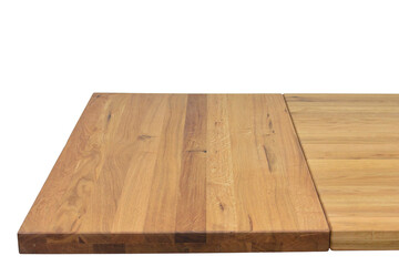 Wooden table elements close view png, isolated object