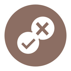 Obraz premium Deceitful Emblem icon vector image. Can be used for Corruption.