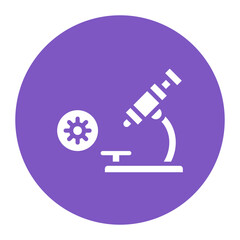 Pathogen Microscope icon vector image. Can be used for Infectious Diseases.