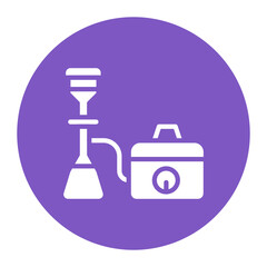 Lab Vacuum icon vector image. Can be used for Lab.
