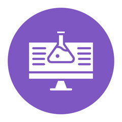 Virtual Lab icon vector image. Can be used for Lab.