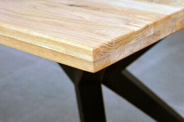 Wooden furniture surface. Natural wood close view photo background