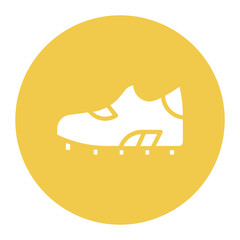 Rugby Boots icon vector image. Can be used for Rugby.