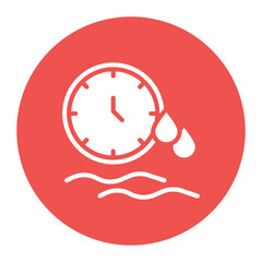 Quick Dry icon vector image. Can be used for Fabric Features.