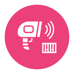 Barcode Reader icon vector image. Can be used for Supermarket.