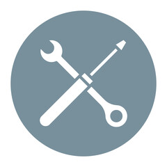Tools icon vector image. Can be used for Instrument.
